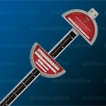 Линейка для измерения длины ремня